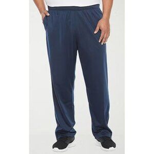 Xersion Quick Dry Fleece Med Rise Big & Tall Workout Pant Signature Blue 3XLT